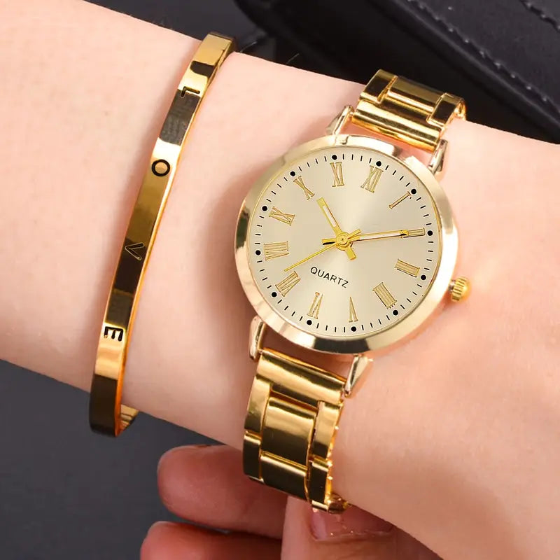 RELOJ DORADO MUJER
